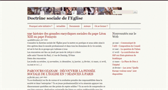 Desktop Screenshot of doctrinesocialeeglise.org